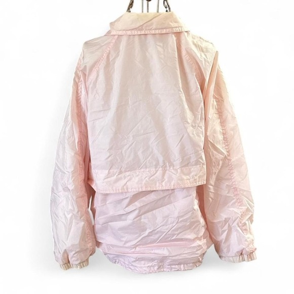 Country Concepts Plus 20W Pink Windbreaker Jacket Nylon Cotton Lined Vintage - Picture 3 of 5